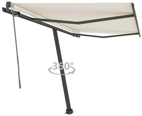 Toldo automático independente 350x250 cm cor creme