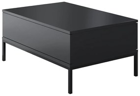 Conjunto de Mobiliário para Sala de Estar Lord – Antracite/Preto – TV: