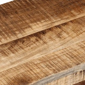 Móvel de TV 120x30x40 cm madeira de mangueira áspera