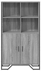 Armário alto 79,5x35,5x137,5 cm deriv. madeira cinzento sonoma