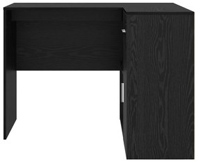 Mesa de Canto Carvalho Preto 102x88x75 cm Madeira Ingenheirada
