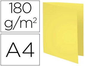 Classificador Exacompta em Cartolina Reciclada Din A4 Amarelo 180 gr