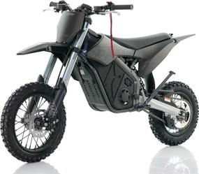Mini moto elétrica para crianças velocidade até 45 km/h aprox. Warrior Kids SX-E2 1000W 12/10" Preta