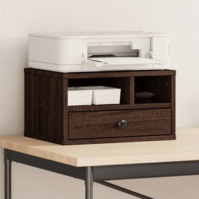 vidaXL Suporte impressora 40x32x22,5cm deriv.madeira carvalho castanho
