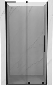 Mexen Velar L portas de duche de correr 120 cm, transparente, preto - 871-120-003-01-70