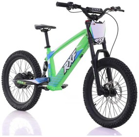 Bicicleta elétrica infantil sem pedais 750W 20" 36V 7.5Ah RXF EVO-RACING Verde