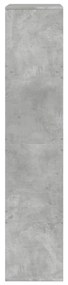 Divisória 100x33x155,5 cm derivados de madeira cinzento cimento