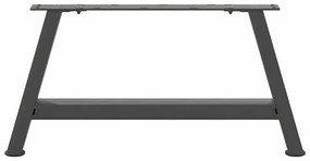 Pés para mesa de centro em formato A, 2 peças, antracite, 60x(30-31) c