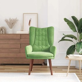 Poltrona Relaxante Velvet Verde Claro