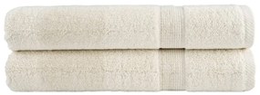 Toalhas premium SOLUND 2 pcs 100x200 cm 600 gsm creme