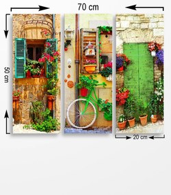 Pintura Decorativa MDF MDF0088 – Multicolor – 20 x 50 cm (3 Peças)