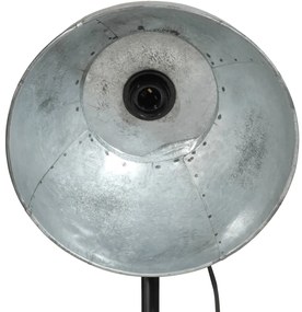 Candeeiro de pé 25 W 61x61x90/150 cm E27 prateado vintage