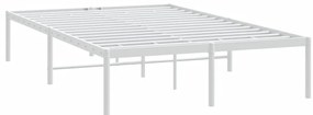 Estrutura de cama 120x200 cm metal branco