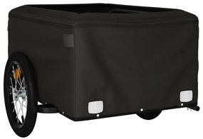 Reboque para bicicleta 45 kg ferro preto
