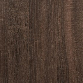 Mesa de cabeceira 2 pcs derivados de madeira carvalho castanho