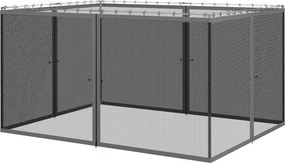 Redes mosquiteiras para tenda ou pavilhão de jardim 3 x 4 m (TENDA NÃO INCLUIDA)- conjunto de 4 redes mosquiteiras com fecho de correr + ganchos de fi