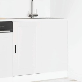 Armário base de cozinha Porto derivados de madeira branco