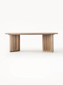 Mesa de jantar em madeira de carvalho Okayama, 200 x 100 cm