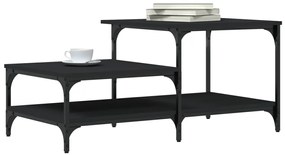 Mesa de centro 100x50,5x45 cm derivados de madeira preto