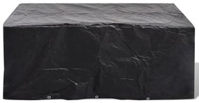 Conjunto capas p/ mobiliário jardim 2 pcs 10 ilhós 240x140 cm