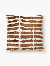 Capa de almofada em viscosee com padrão jacquard Dejan