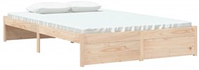Estrutura de cama sem colchão 120x200 cm madeira maciça