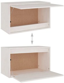 Móveis de TV 3 pcs madeira de pinho maciça branco