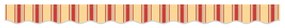 Valance de Toldos para Estrutura de 2,5 m Multicolorido 2,3x0,2 m