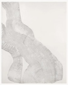 Quadro em tela pintado à mão White Sculpture 1