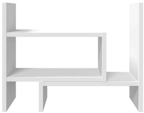 Organizador de secretária 38,5x17x39cm derivados madeira branco