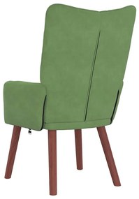Poltrona Relaxante Velvet Verde Claro