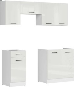 Conjunto de cozinha modular Line White 117