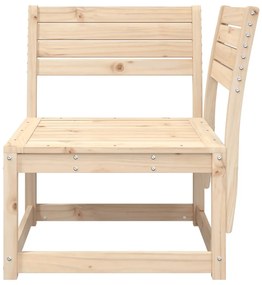 Sofá de canto para jardim 73x73x78 cm madeira de pinho maciça