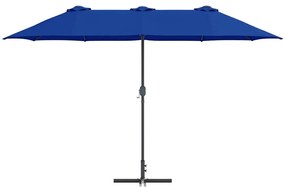 Guarda-sol de Jardim Azul 380 x 196 x 235 cm