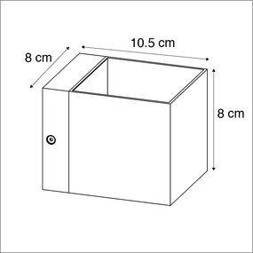 Aplique moderno branco - TRANSFER Design,Industrial,Moderno