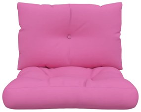 Almofadões p/ móveis de paletes 2 pcs tecido oxford rosa