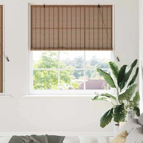 vidaXL Persianas e Sombras de Janela Castanho 140 x 160 cm Bambu