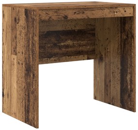 Mesa vidaXL com Armazenamento Madeira Antiga Madeira Projetada, Mesa v