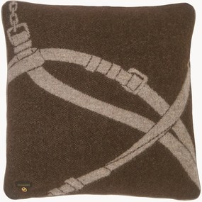 Almofada em lã com padrão jacquard Halter