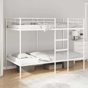 Beliche sem colchão 107x203 cm aço branco
