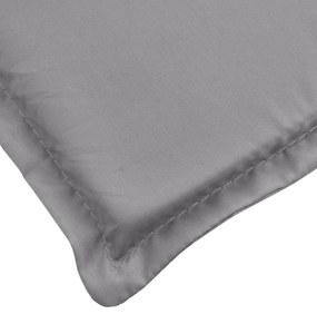 Almofadão p/ espreguiçadeira 200x70x3 cm tecido oxford cinzento