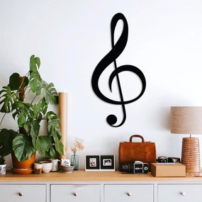 Acessório de Parede Decorativo Metal-475 – Preto – 28 x 59 cm