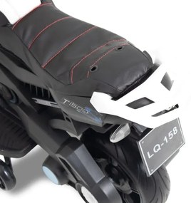 Mota eletrica Crianças Superbike 12V 1 a 4 anos Branca