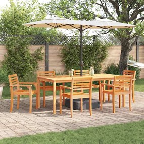 vidaXL Conjunto de Jantar de Jardim com 9 Peças - Madeira Sólida de Acácia