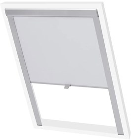 Persianas de enrolar opacas, branco, 104