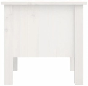 Mesa de apoio 40x40x39 cm pinho maciço Branco