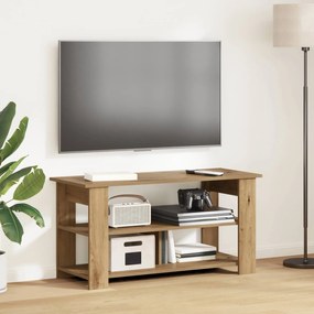 vidaXL Suporte de TV Carvalho Artesanal 100 x 40 x 50 cm