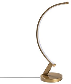 Candeeiro de Mesa Bevel – Dourado – 13x47x20 cm