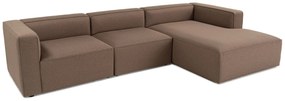 Sofá de Canto Mora XL – Castanho – 320 cm x 69 cm x 180 cm