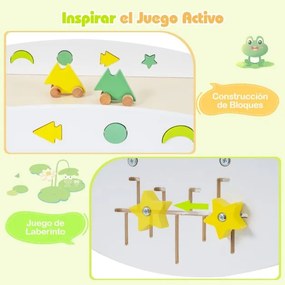 Conjunto triangular 7 em 1 de escalada para crianças pequenas com rampa, escada e arco Conjunto Montessori em madeira branco